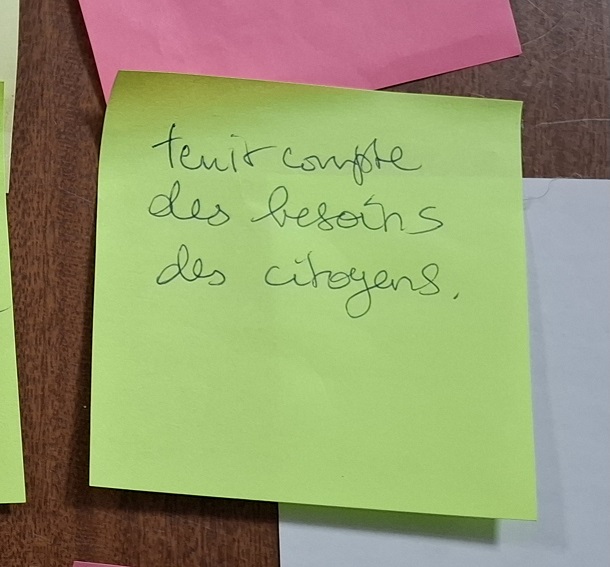 Un exemple de post-it