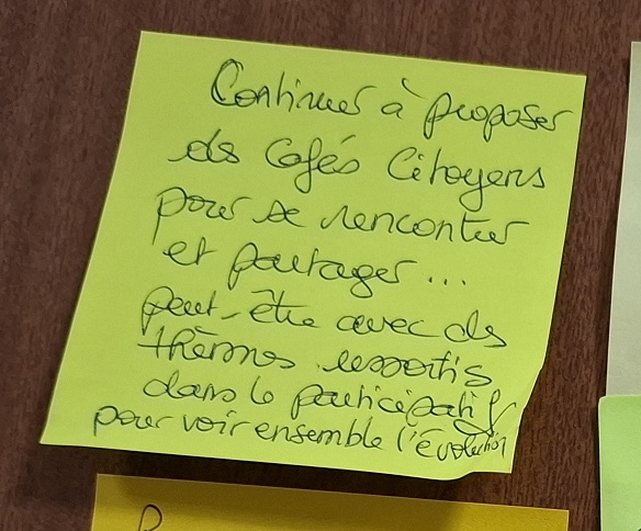 Un autre exemple de post-it